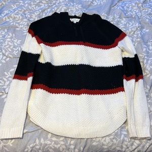 Multi Color Hooded Sweater